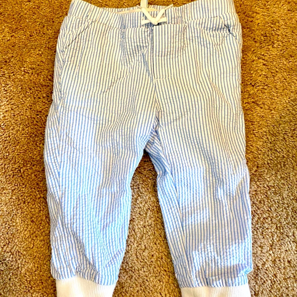 Janie and Jack Seersucker Pants